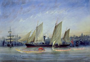 Navires amarrés dans le Bosphore - Capt. Charles A. Lodder